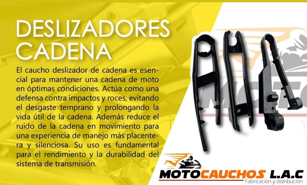 Deslizadores de cadena para motocicleta
