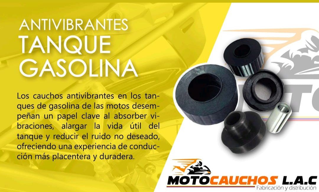Cauchos antivibrantes para tanque de gasolina