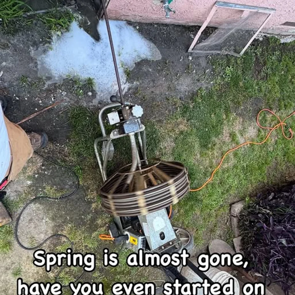 Professional rooter equipment used for drain cleaning